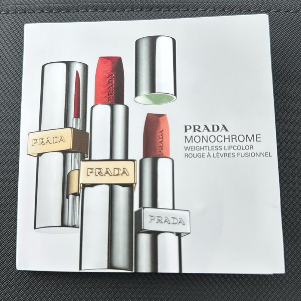 NWT Prada Monochrome Weightless Sample Lip color Palette